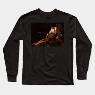 Francis of Assisi in Ecstasy - Michelangelo Merisi da Caravaggio Long Sleeve T-Shirt